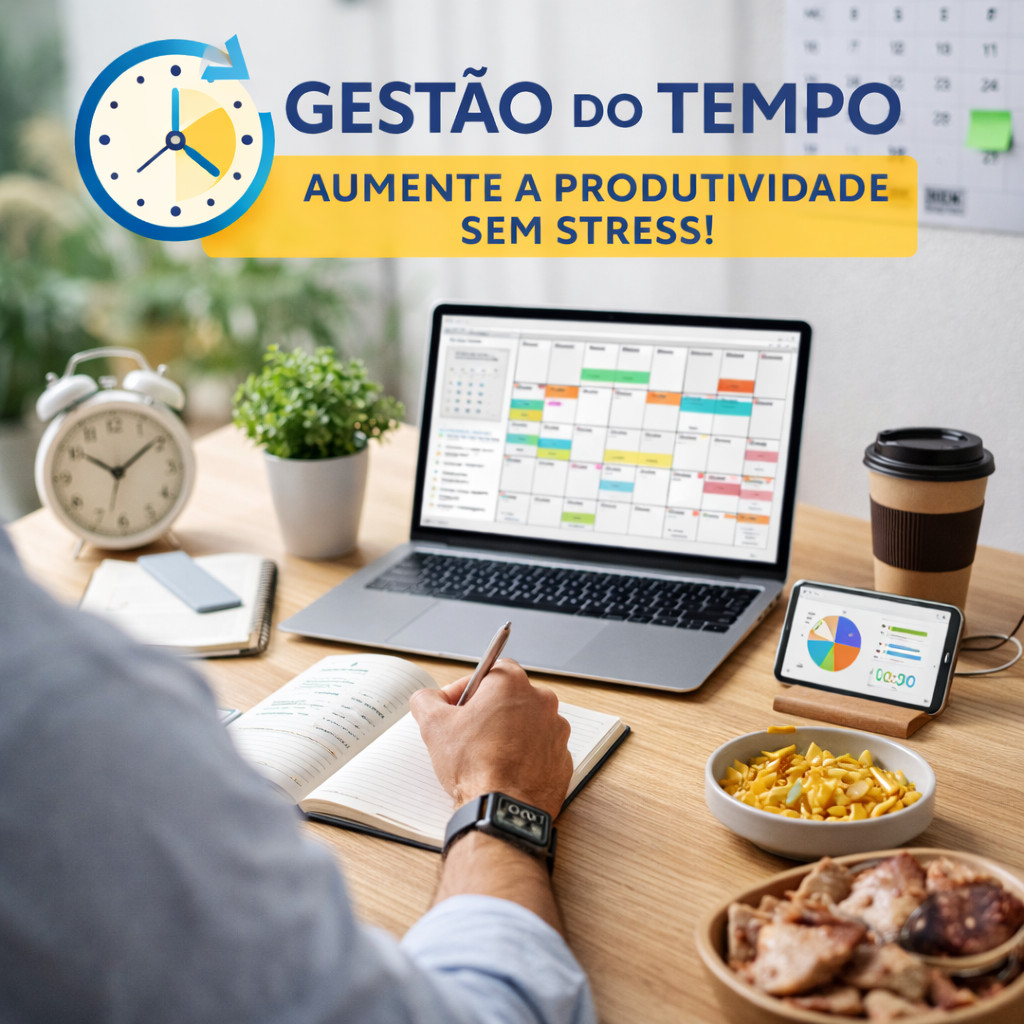 Gestão do Tempo: Aumente a Produtividade Sem Stress! em Carreira Gestão do Tempo: Aumente a Produtividade Sem Stress!